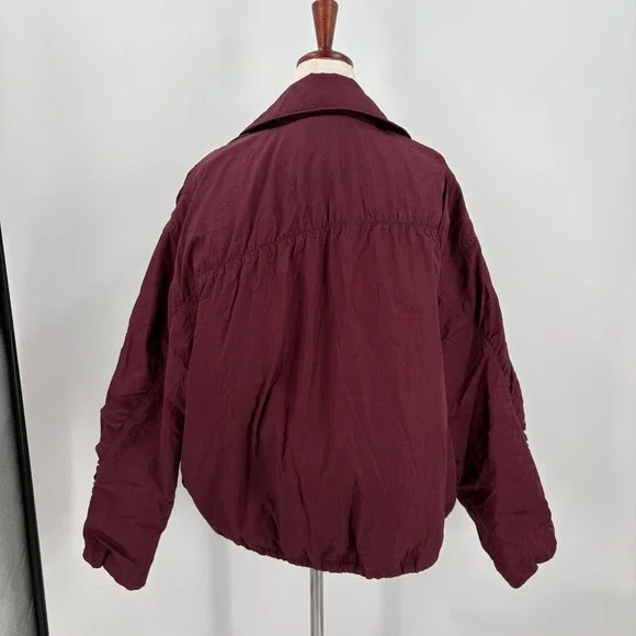 Free People Movement Off the Bleachers Couches Puffy Jacket Medium - Picture 3 of 4